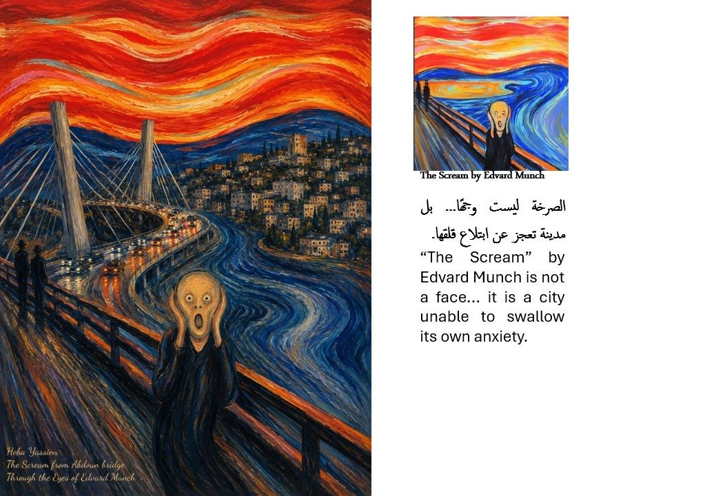 the-scream The Scream from Abdoun Bridge